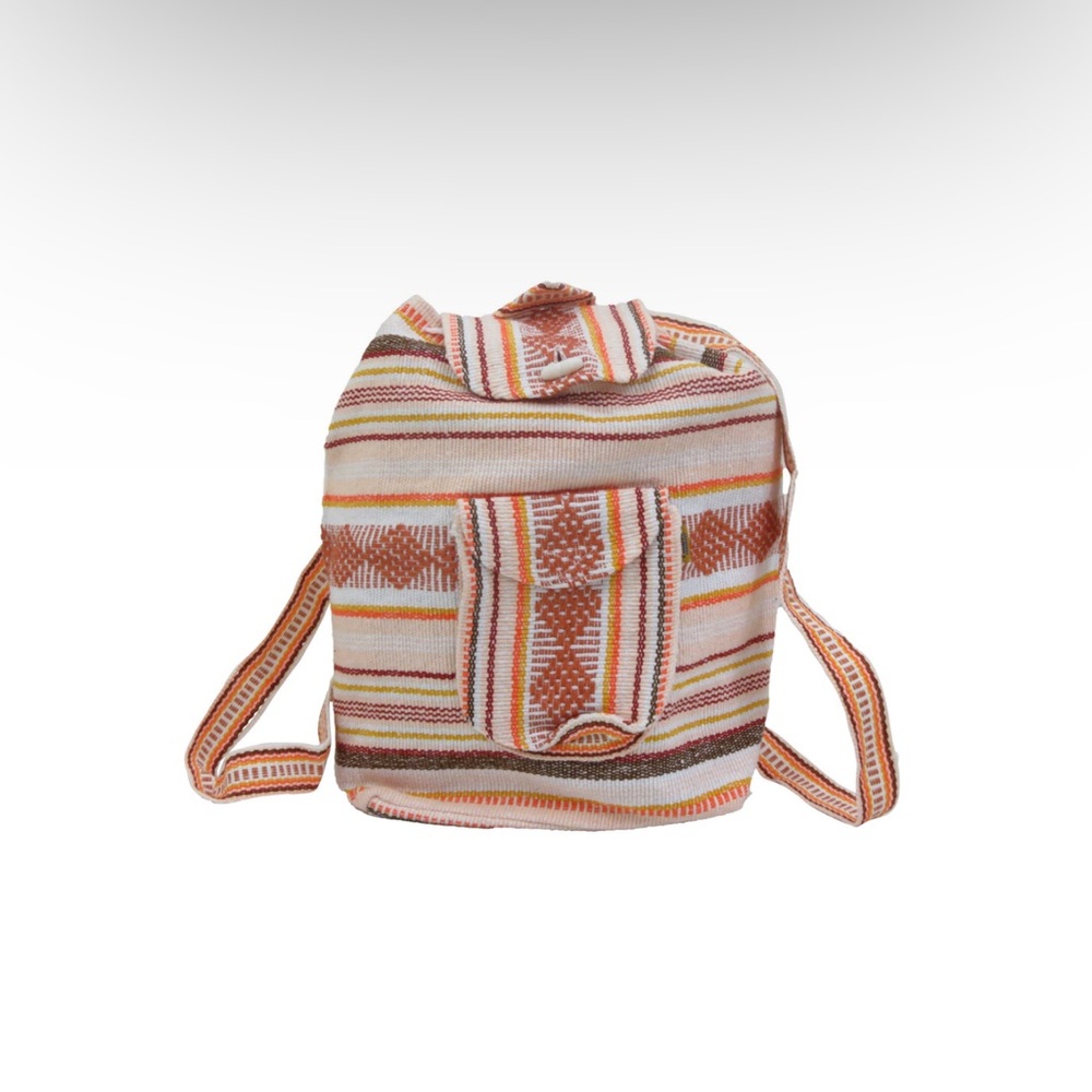 Baja Ethnic Backpack Multi (Main Orange)
